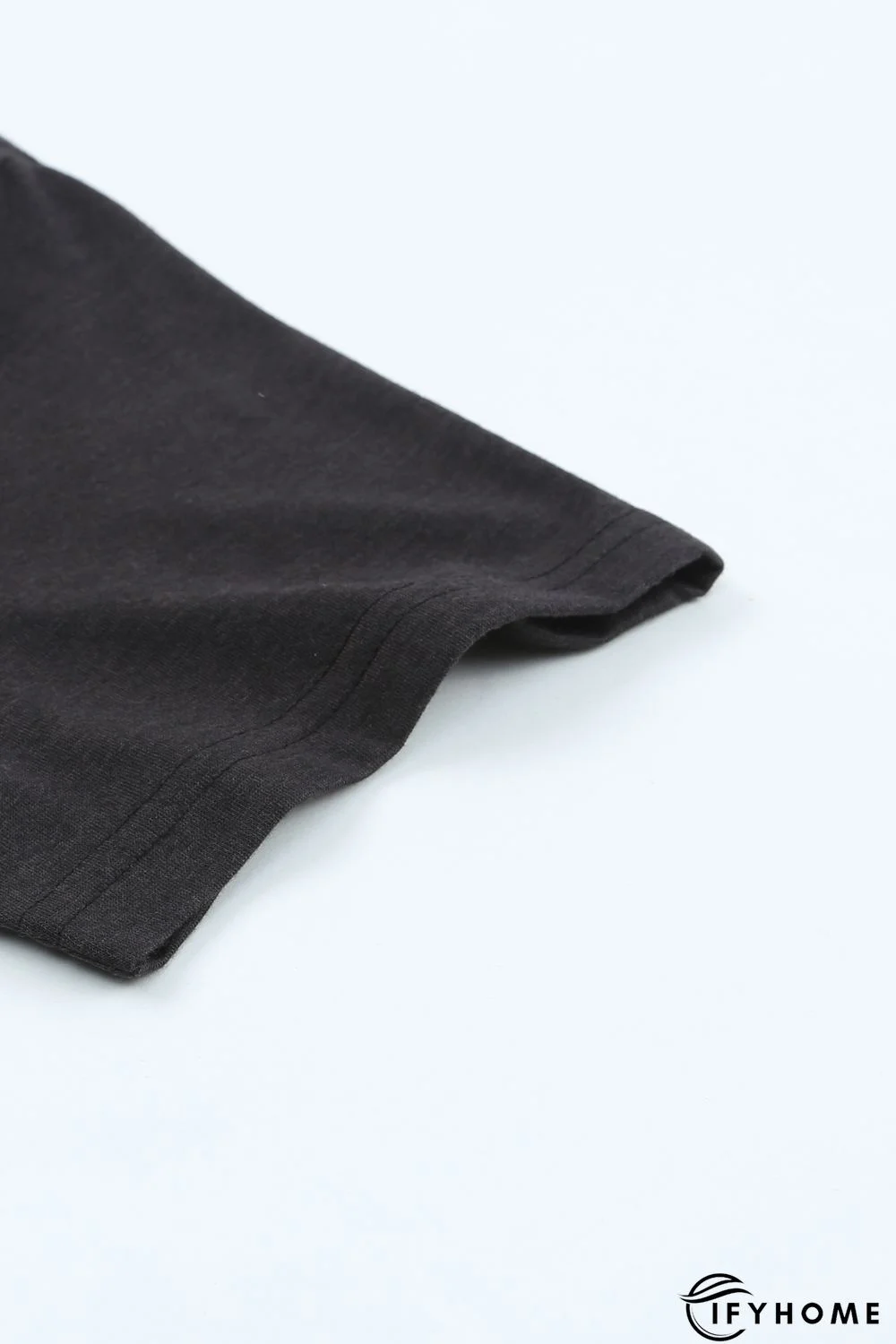 Gray Solid Basic Crewneck Short Sleeve Men\'s T-shirt | IFYHOME