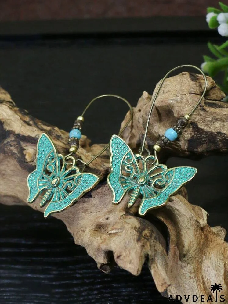 Butterfly Charm Earrings