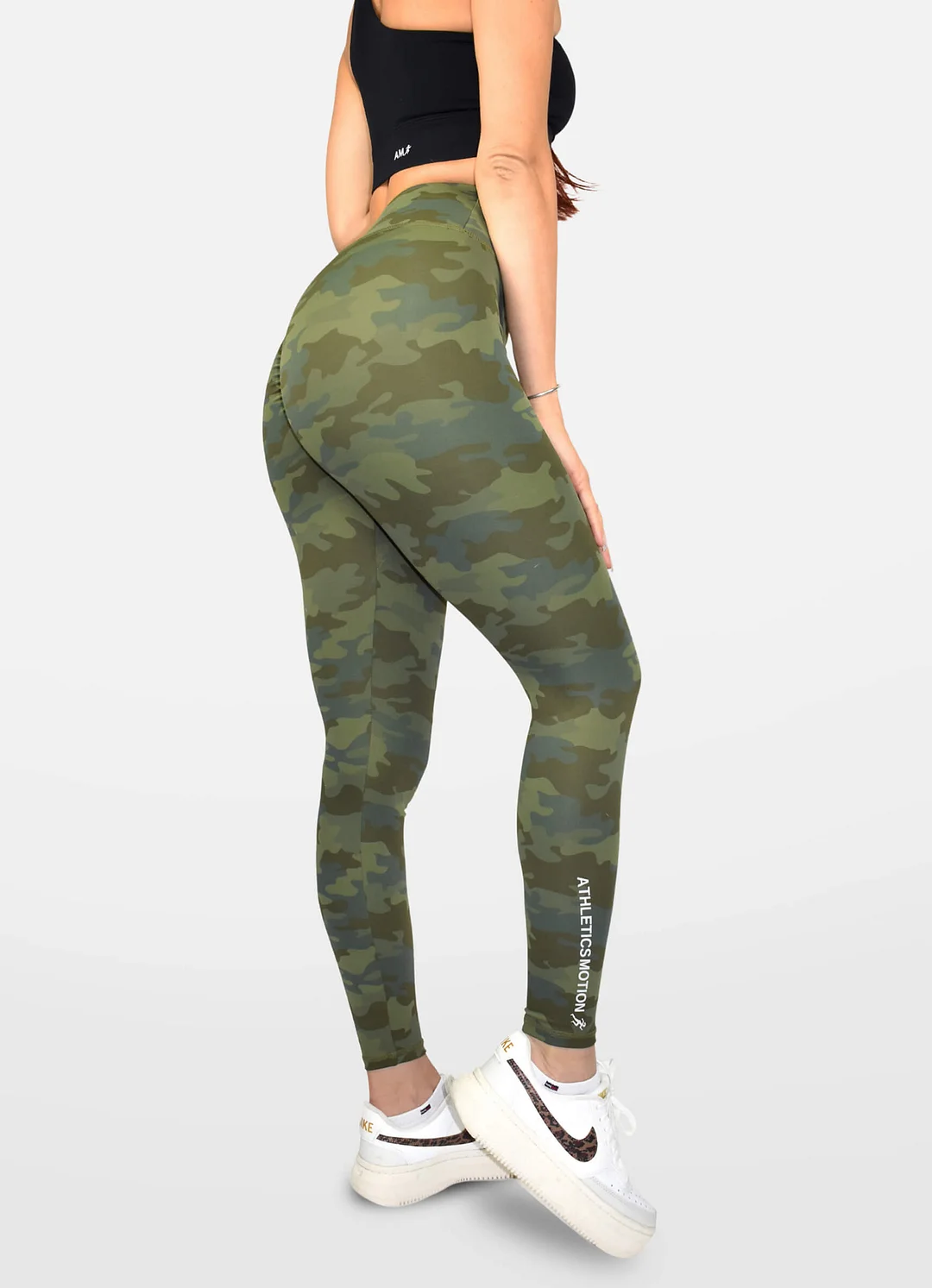 CAMO BUBBLE BUTT LEGGINGS