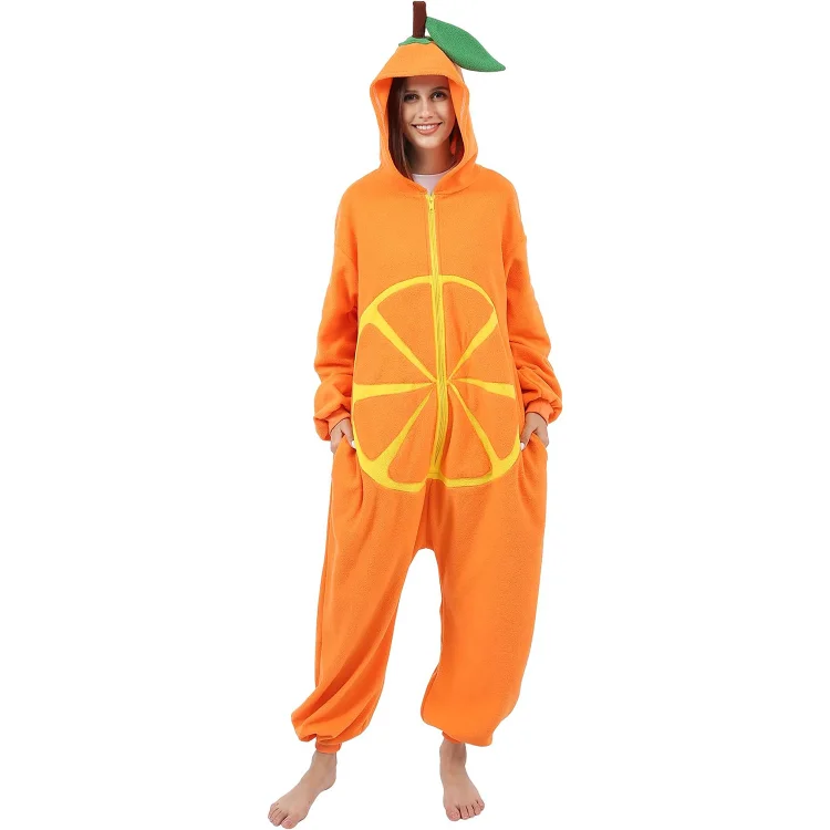 Orange Onesie Adults