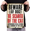 Dog Warning - Metal Tin Signs(8*12Inch/12*16Inch) - Animal
