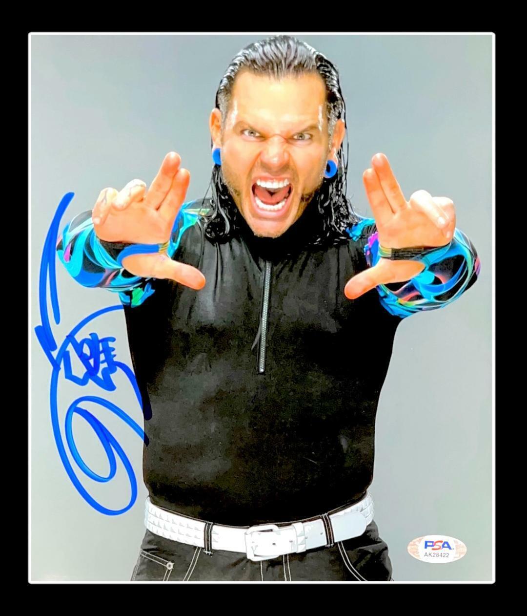 WWE JEFF HARDY HAND SIGNED AUTOGRAPHED 8X10 Photo Poster painting WITH PROOF AND PSA DNA COA 3