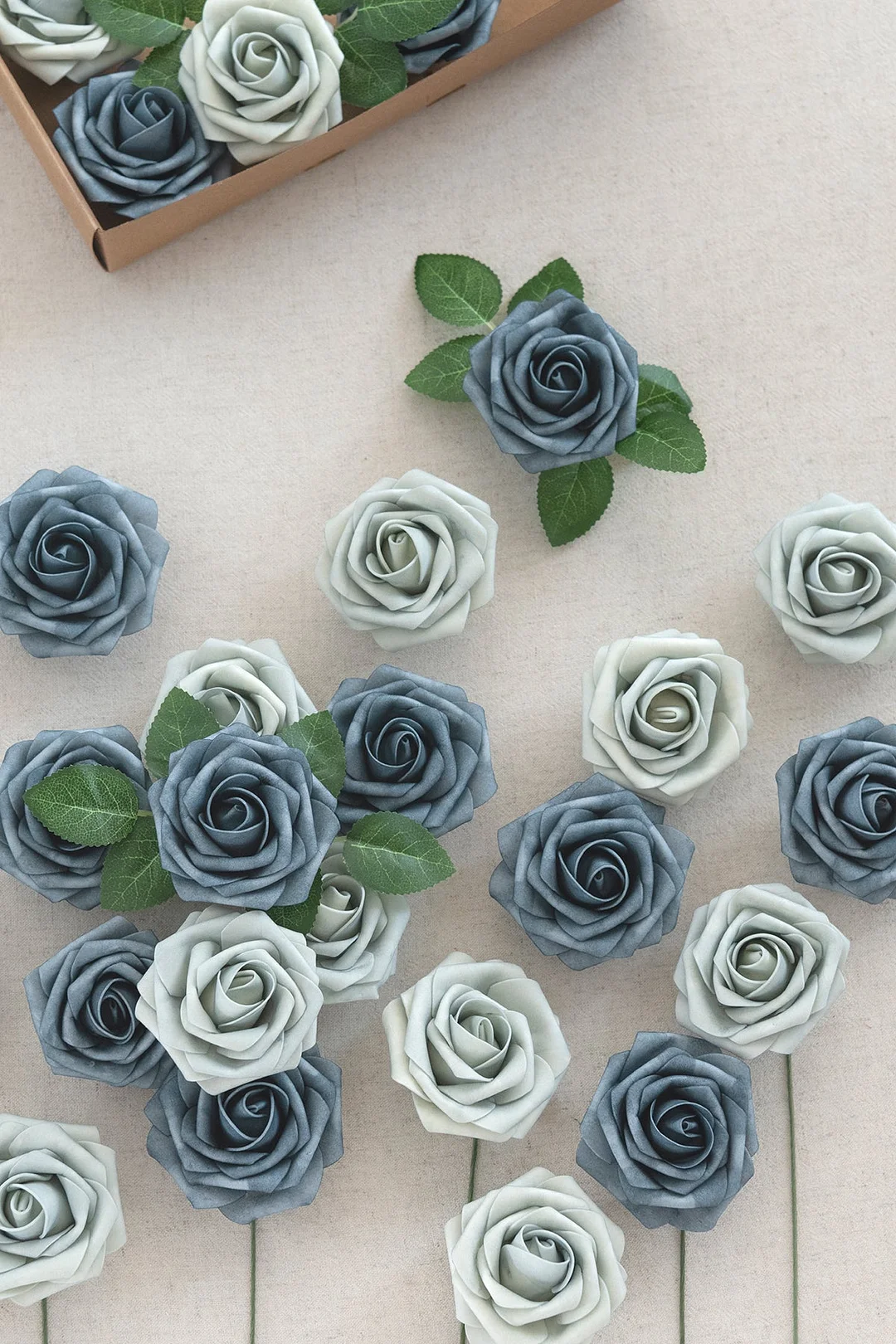 3" Foam Rose with Stem - 56 Colors