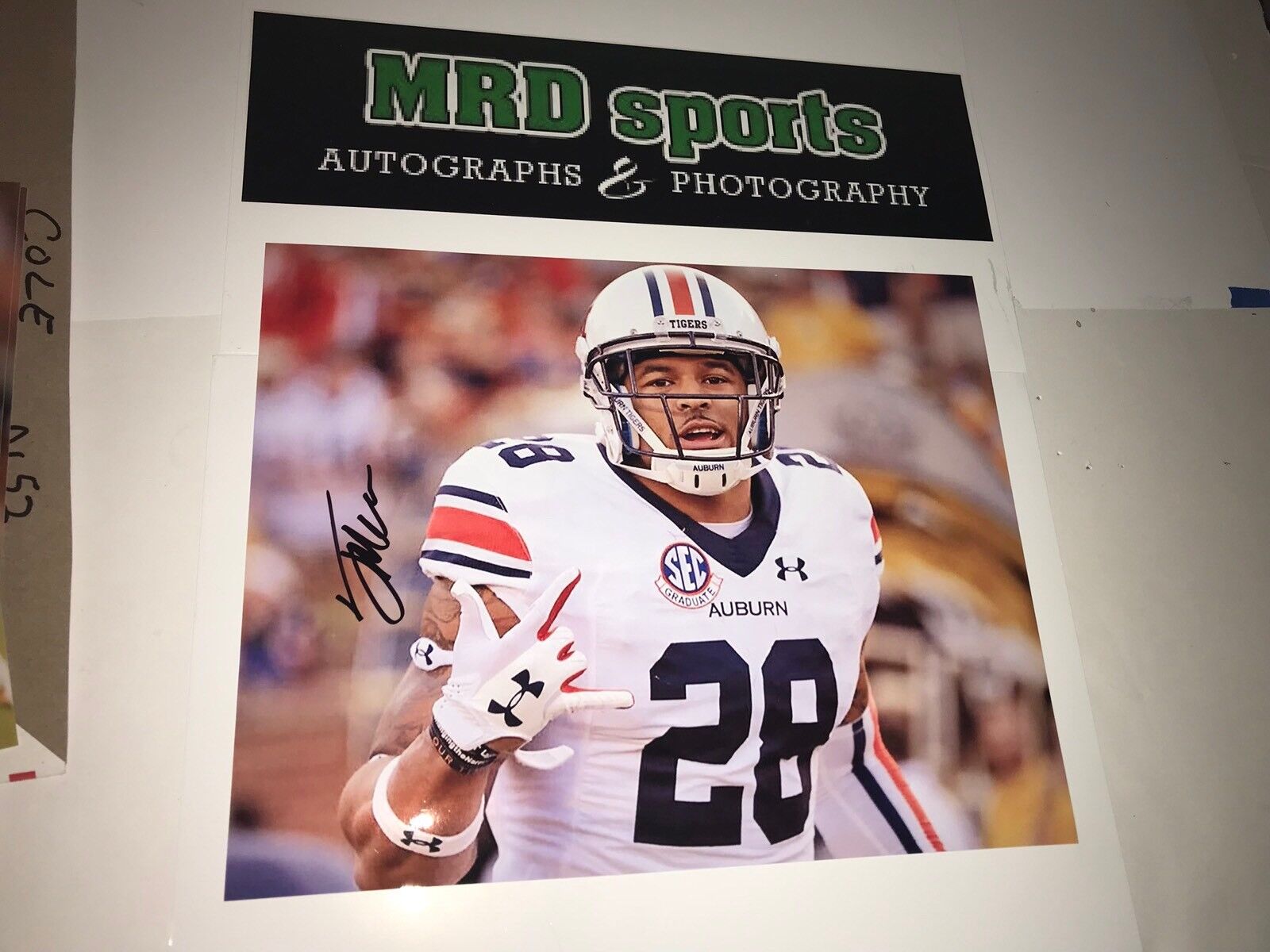 Tray Matthews Auburn Tigers hand signed autographed 8x10 football Photo Poster painting