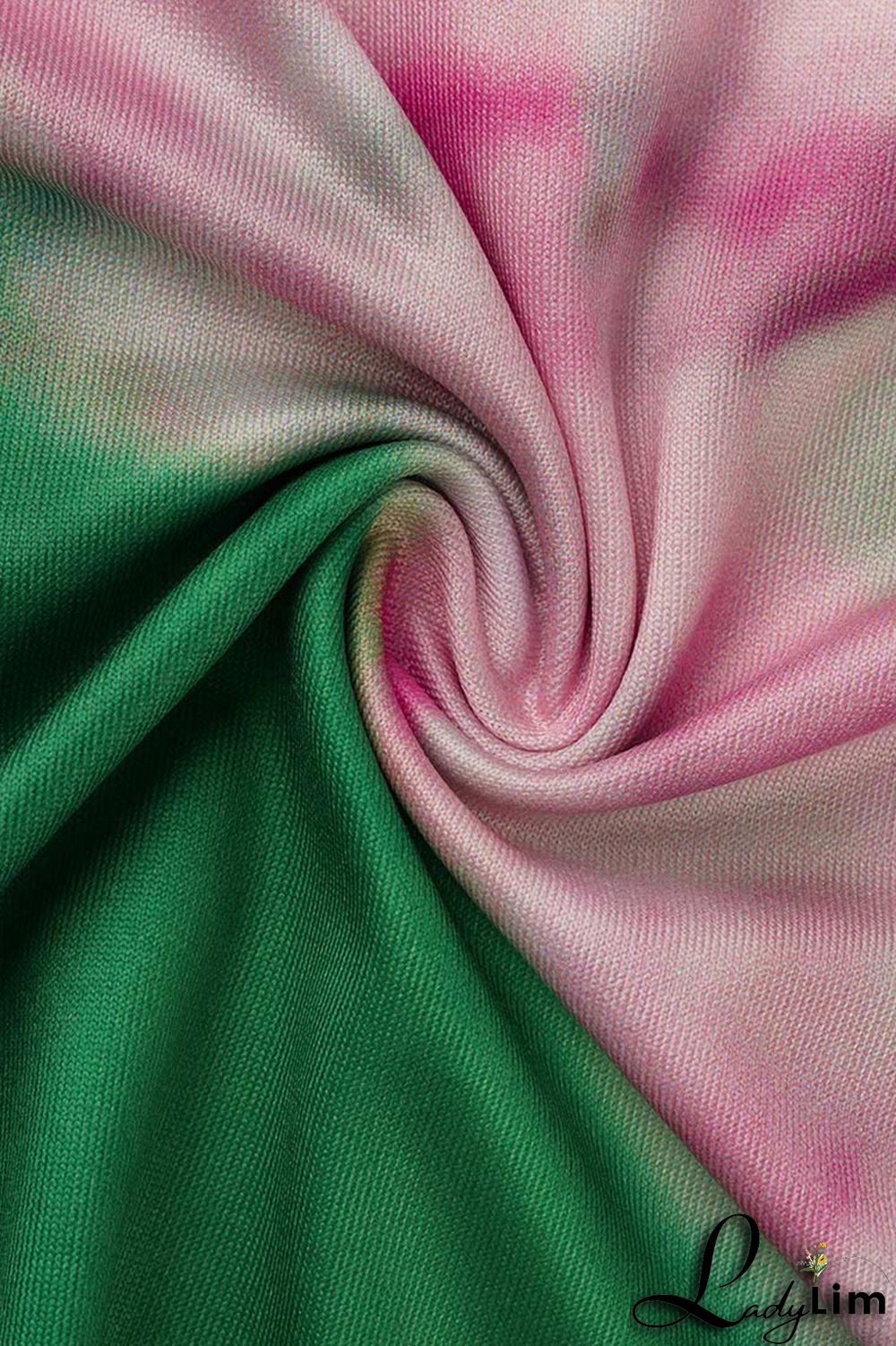 Purple Fashion Casual Letter Print Tie-dye O Neck Short Sleeve Dress Dresses