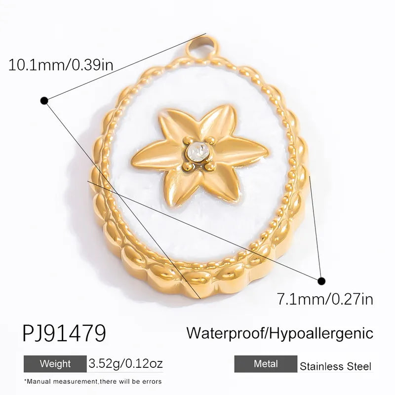 1 Piece 11.1*11.2MM 15.7*17MM 304 Stainless Steel Heart Shape Pendant Chain Jewelry Accessories