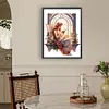 >SALE<5D DIY Full Round Drill Diamond Painting Elf Girl Read Book Art Craft 30x40cm