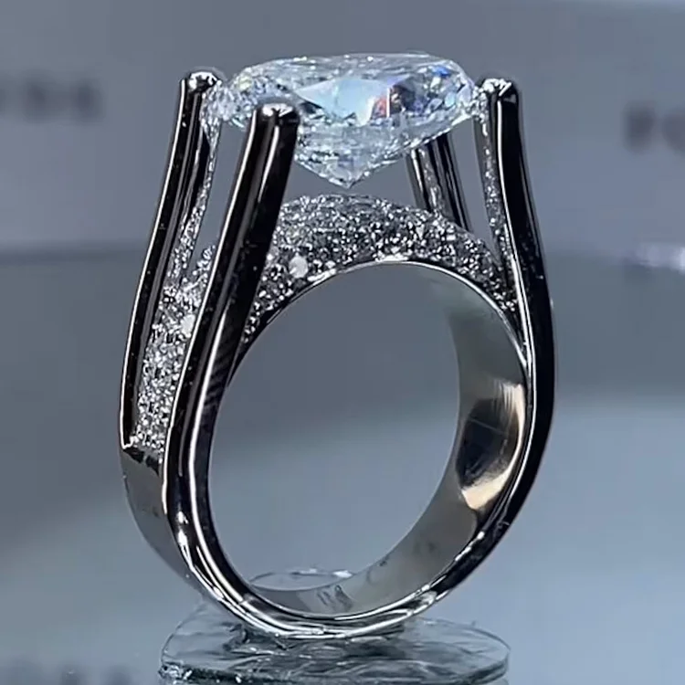 Eternal Heart Zircon Diamond Ring