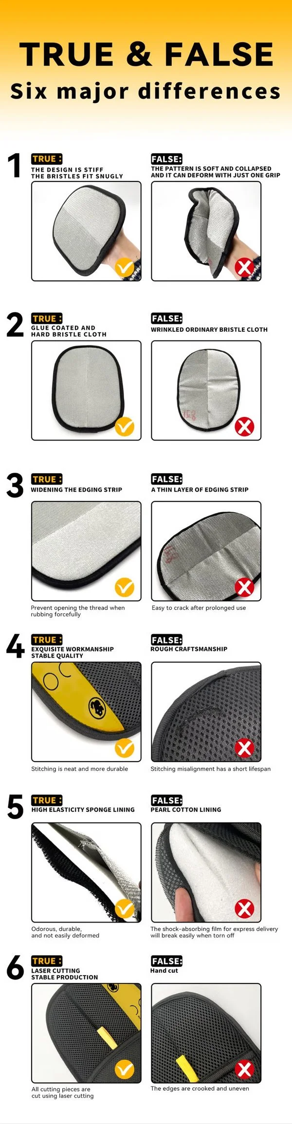 ✨Pet hair remover Electrostatic gloves