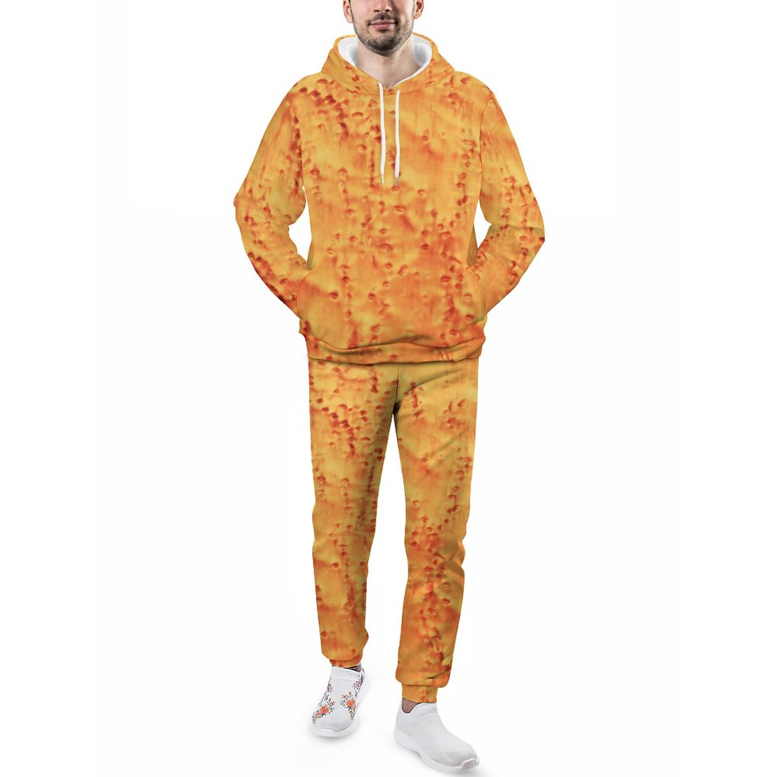Bird S Eye Maple Wood Grains Men's Tracksuit 2 Piece Hoodie Sweatsuit Sets Guys Streetwear Jogging Athletic Suits S-5Xl