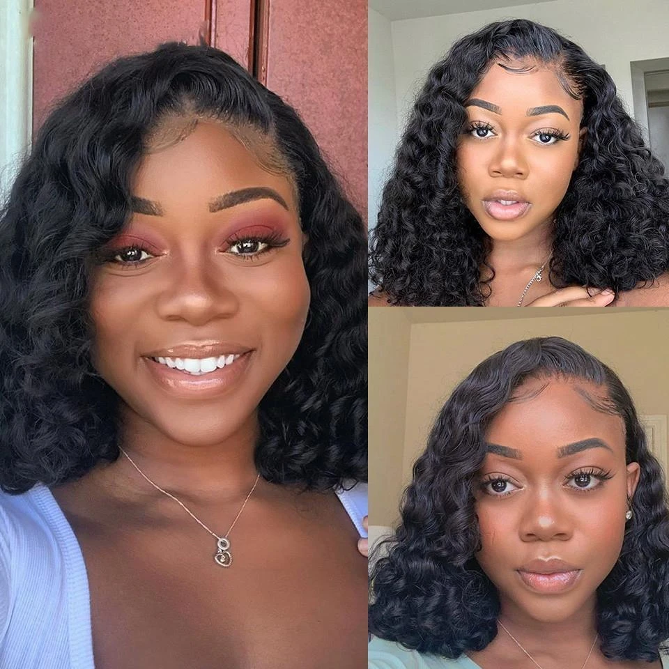 Zaesvini Hair® | 2022 New Short  Hair Curly Bob Lace Wig Zaesvini