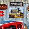 Old Man Riding Motorcycle - Metal Tin Signs(8*12Inch/12*16Inch) - Garage&Transport