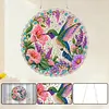 Special Shaped Diamond Painting Kit 25cm Hummingbird Acrylic Pendant