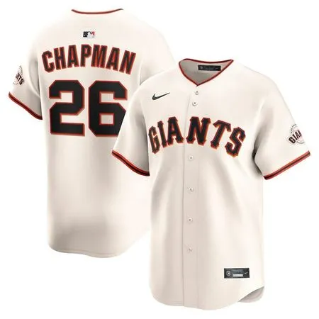 Men's San Francisco Giants #26 Matt Chapman  Cream Home Limited Player Jersey