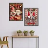 【2 pi&egrave;ces/paquet】-No&euml;l gnome-plein rond diamant peinture-30 * 40cm