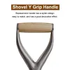 Shovel Handle Easy Install Snow Shovel Top Handle for Snow Shovel Digging Raking