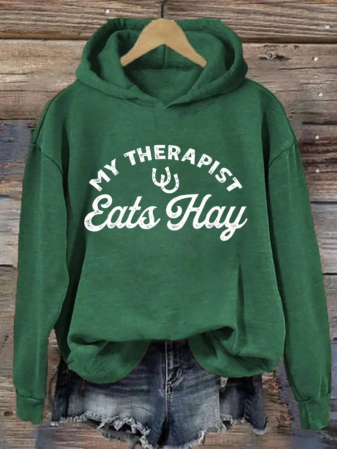 My Therapist Eats Hay Hoodie