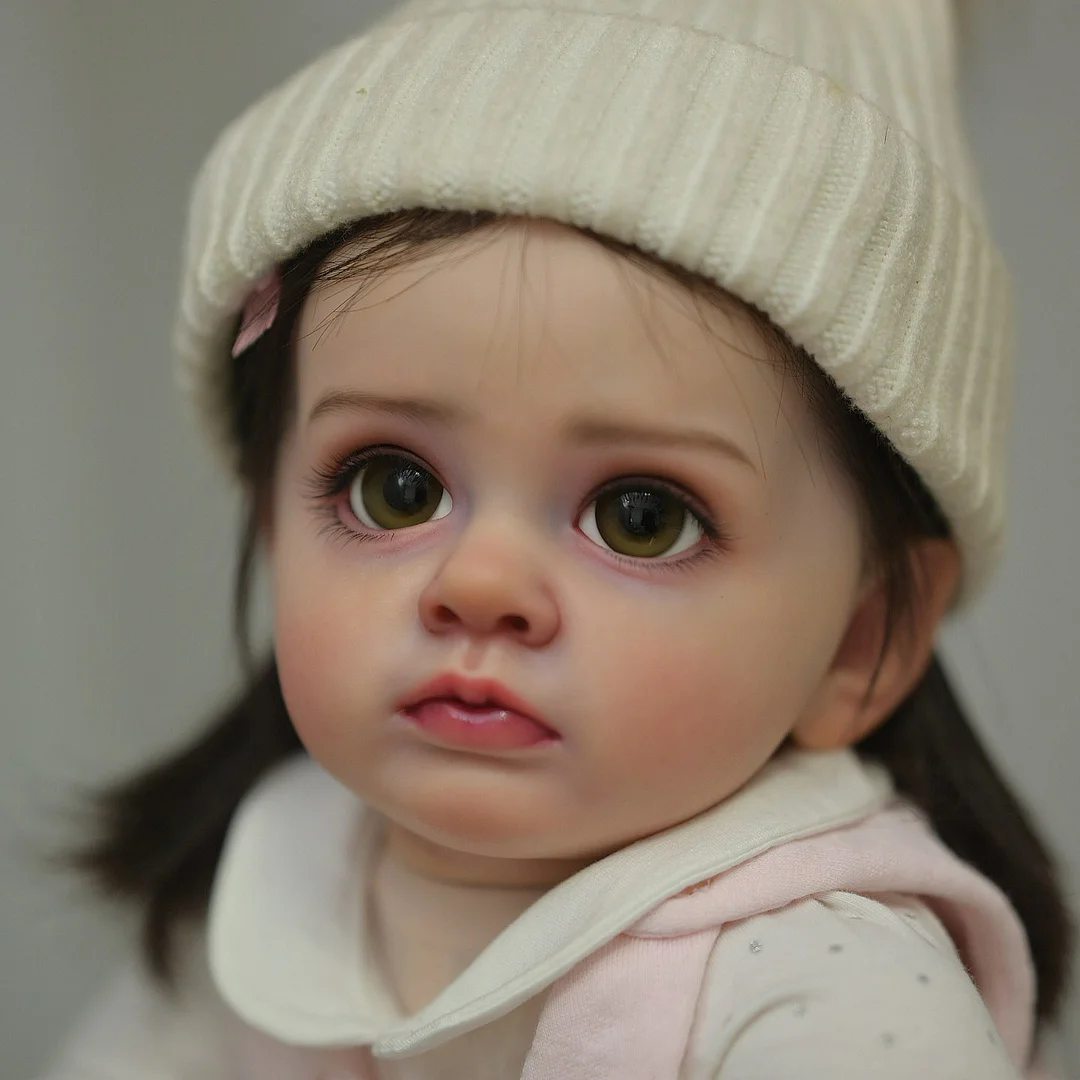 [New Reborn Baby] 20 " Lifelike Baby Doll Girl With Gift Named Letitia For Kids,With Pacifier and Bottle