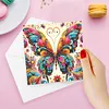 6Pcs papillon-bricolage carte de voeux