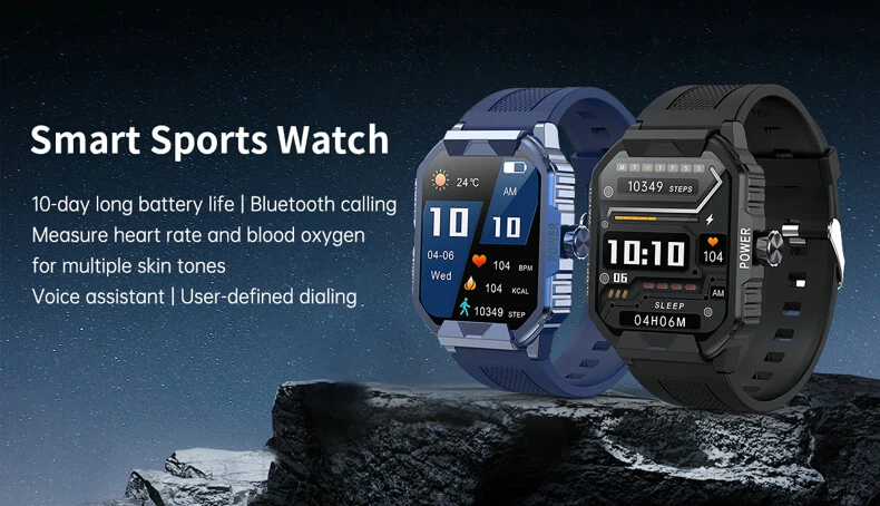 Findtime Blood Pressure Monitor Smart Watch with Heart Rate Blood Oxygen Bluetooth Calling