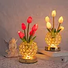 Tulip Bouquet LED Night Light USB Rechargeable Touch Dimming 3-Color