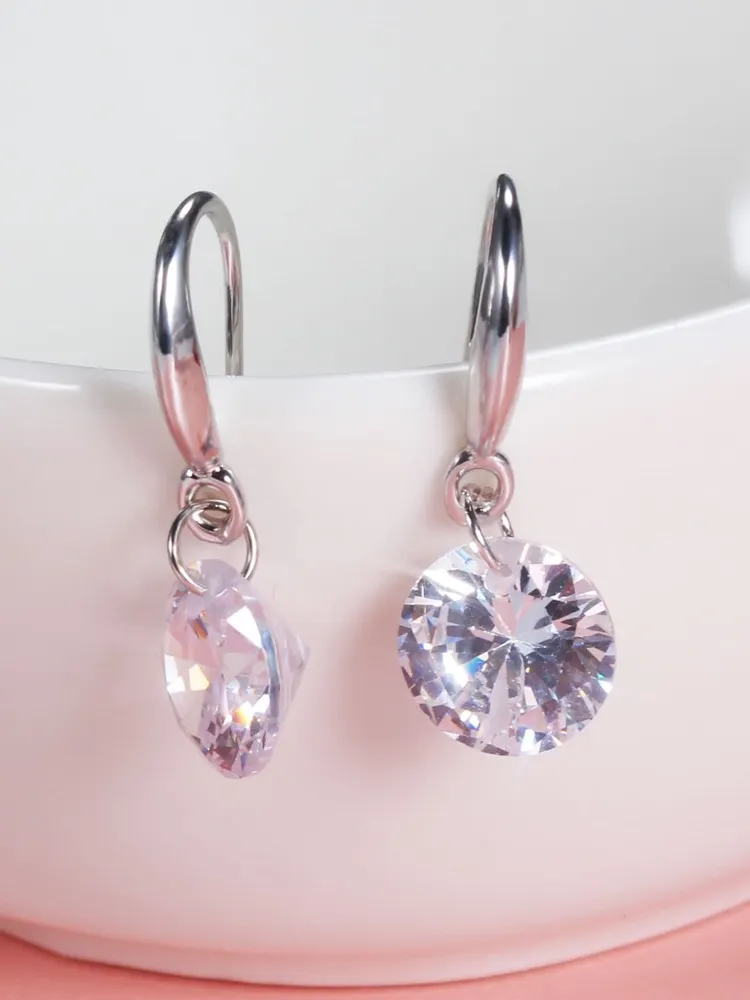 Zircon Drop Earrings