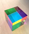 K9 Colored Crystal Cube Polishing and Color Printing Process to Make Crystal Cube Ornaments