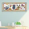 (Season) 14CT/11CT Stamped Colorful Seasons - Cross Stitch 54*22cm/21.26*8.66in(Brand) tapestrymarket