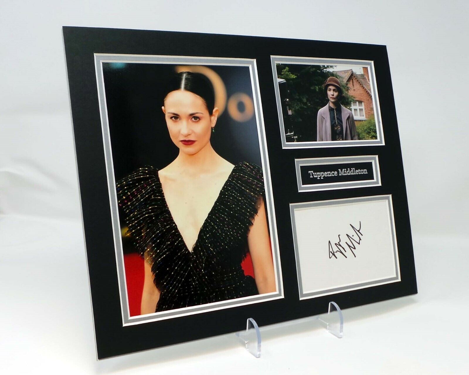 Tuppence MIDDLETON Signed Mounted Photo Poster painting Display AFTAL Downton Abbey Actress