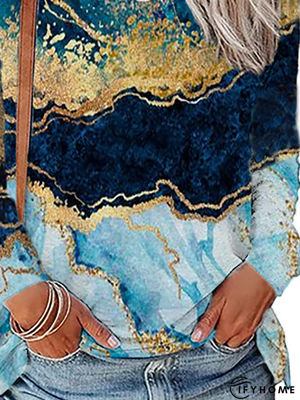 Casual Printed Tunic T-Shirt | IFYHOME