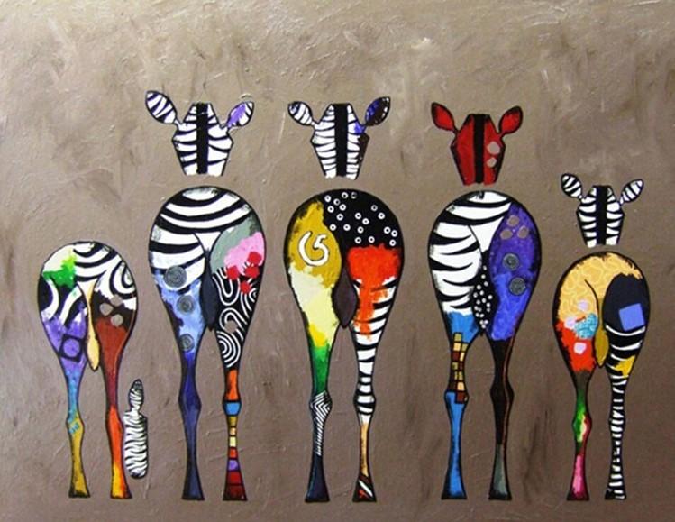 

Zebra Bottoms – Paint By Numbers - 40*50CM, 501 Original
