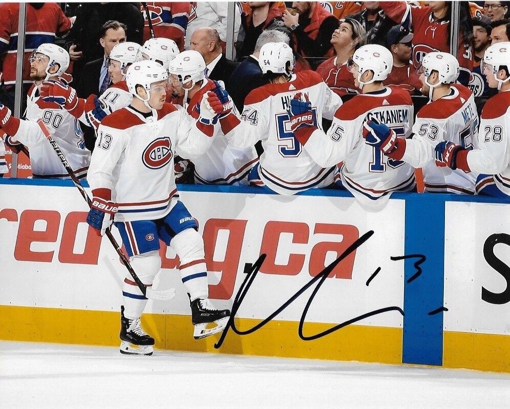 Montreal Canadiens Max Domi Signed Autographed 8x10 NHL Photo Poster painting COA #1