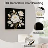 (25x25cm)DIY Pearl Painting Framed Handmade Pearl Material Art Kit Living Room Decor