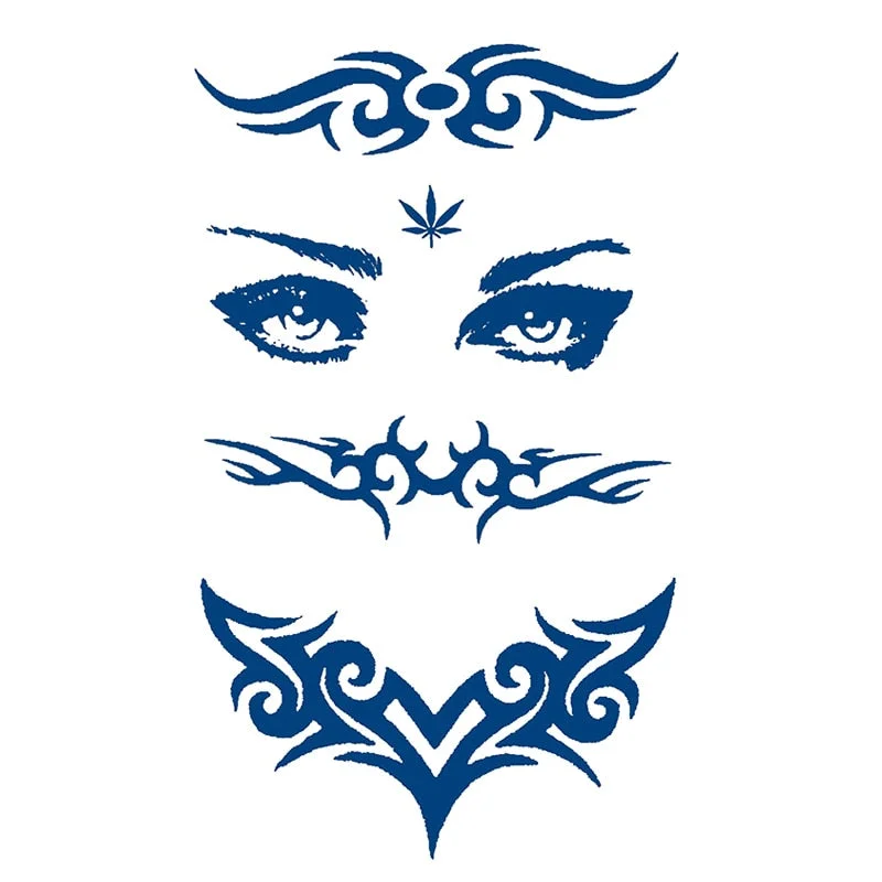 GH1-50 Herbal Juice Tattoo Sticker Semi-permanent Men and Women Long-lasting Waterproof Sweat Plant Juice Tattoo Sticker