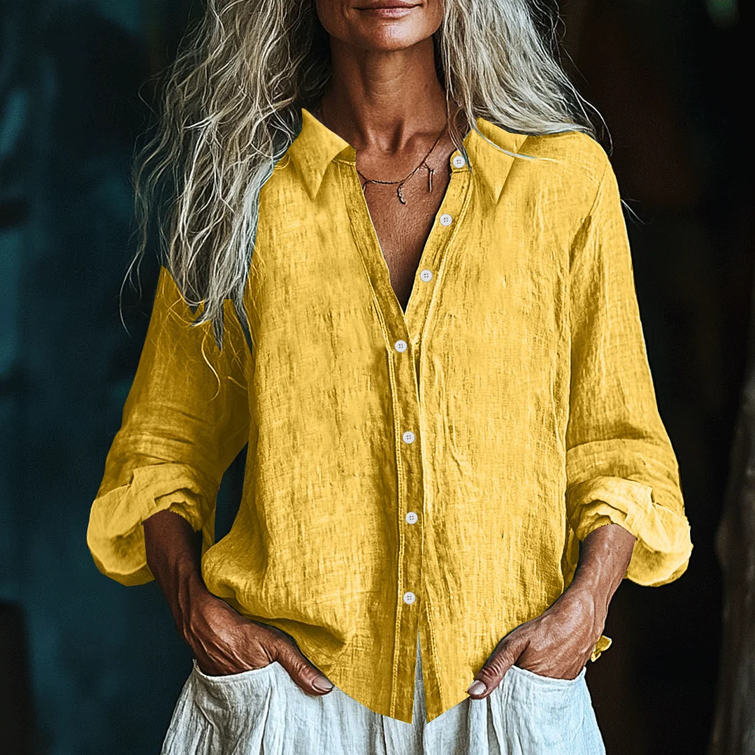 Athvotar Athvotar Years Of Shein Casual Cotton Leprosy Shirt New Explosion