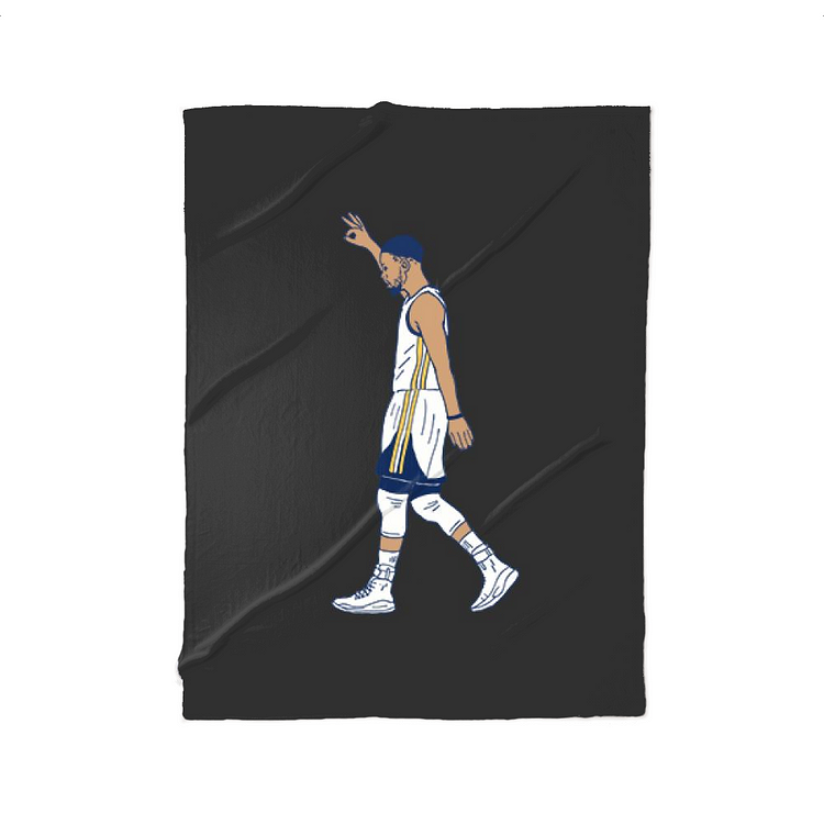 NBA Star Stephen Curry, Basketball Fleece Blanket