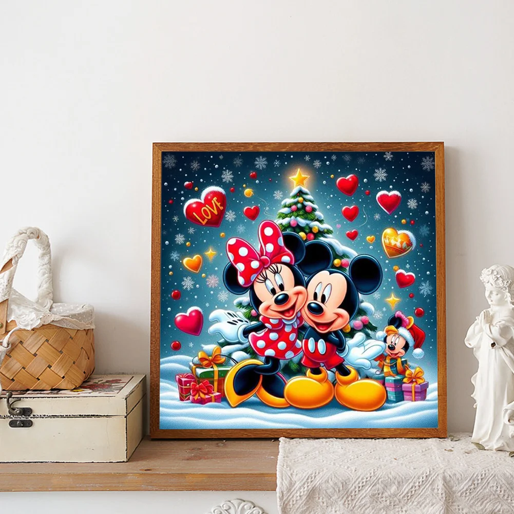 Diamond Painting - Full Round Drill - Mickey Minnie(Canvas|40*40cm)