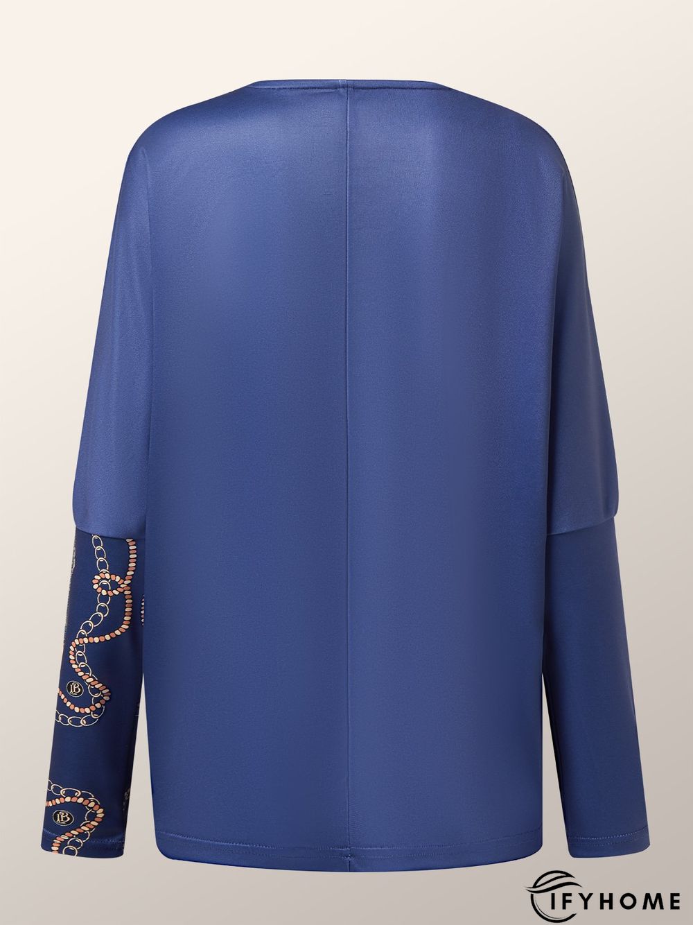 Abstract Urban Long Sleeve Loosen Blouse | IFYHOME