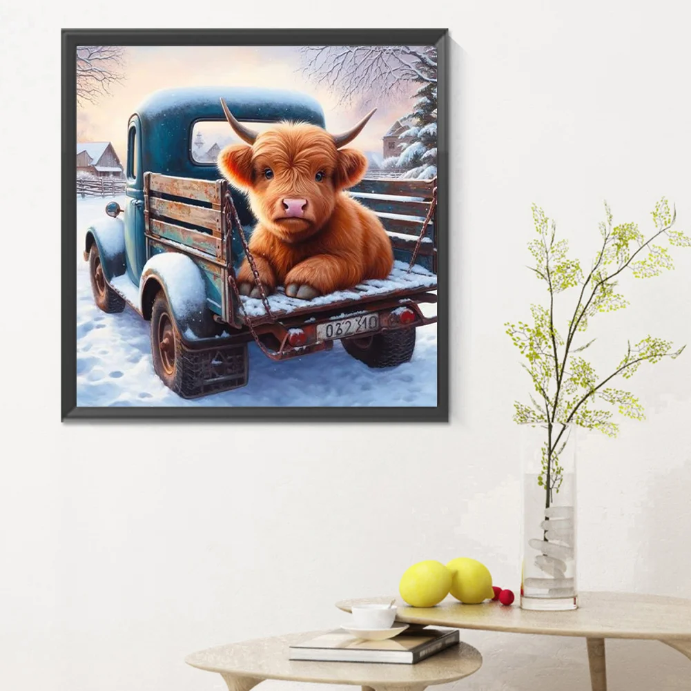 Diamond Painting - Full Round Drill - Calf(Canvas|30*30cm)