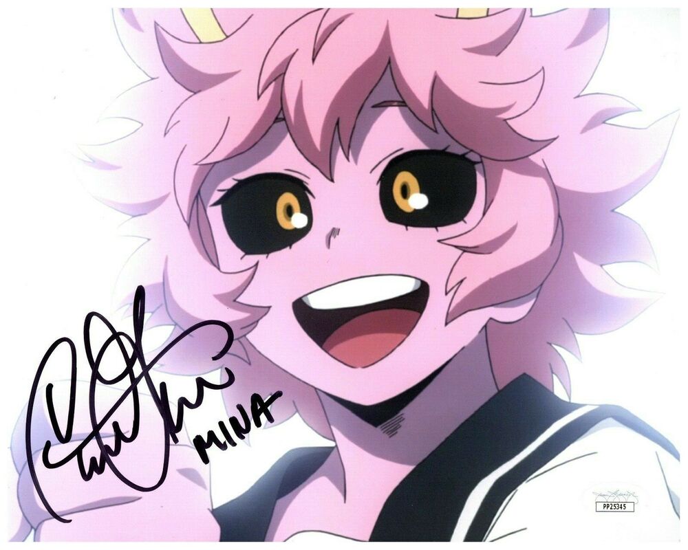 Caitlin Glass Autograph 8x10 Photo Poster painting - My Hero Academia 