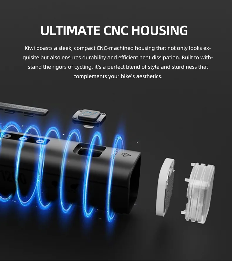 KIWI-800 Anti-Glare Bike Front Light