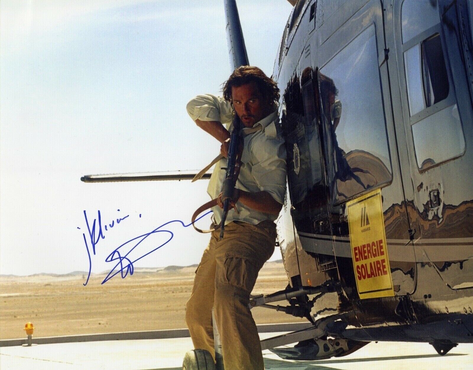 Matthew McConaughey signed SAHARA movie 14x11 Photo Poster painting