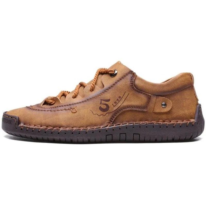 Leather Orthopedic Shoes Men Leather Winter Boots