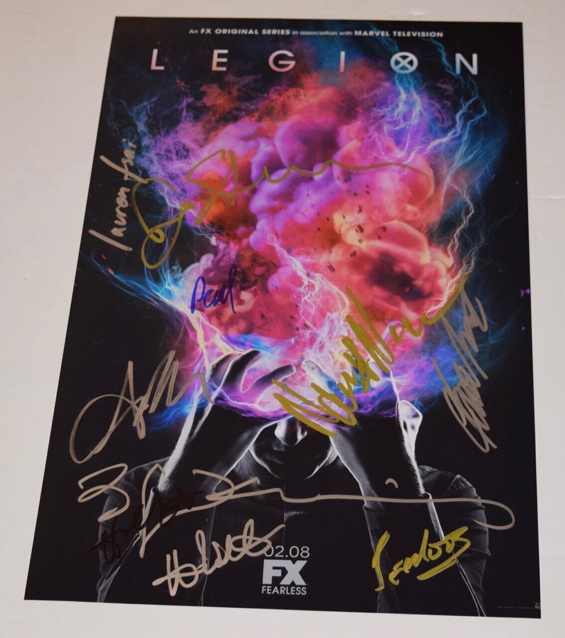 LEGION Signed Autographed 11x17 Photo Poster painting Poster 2019 Cast by 10 Dan Stevens COA