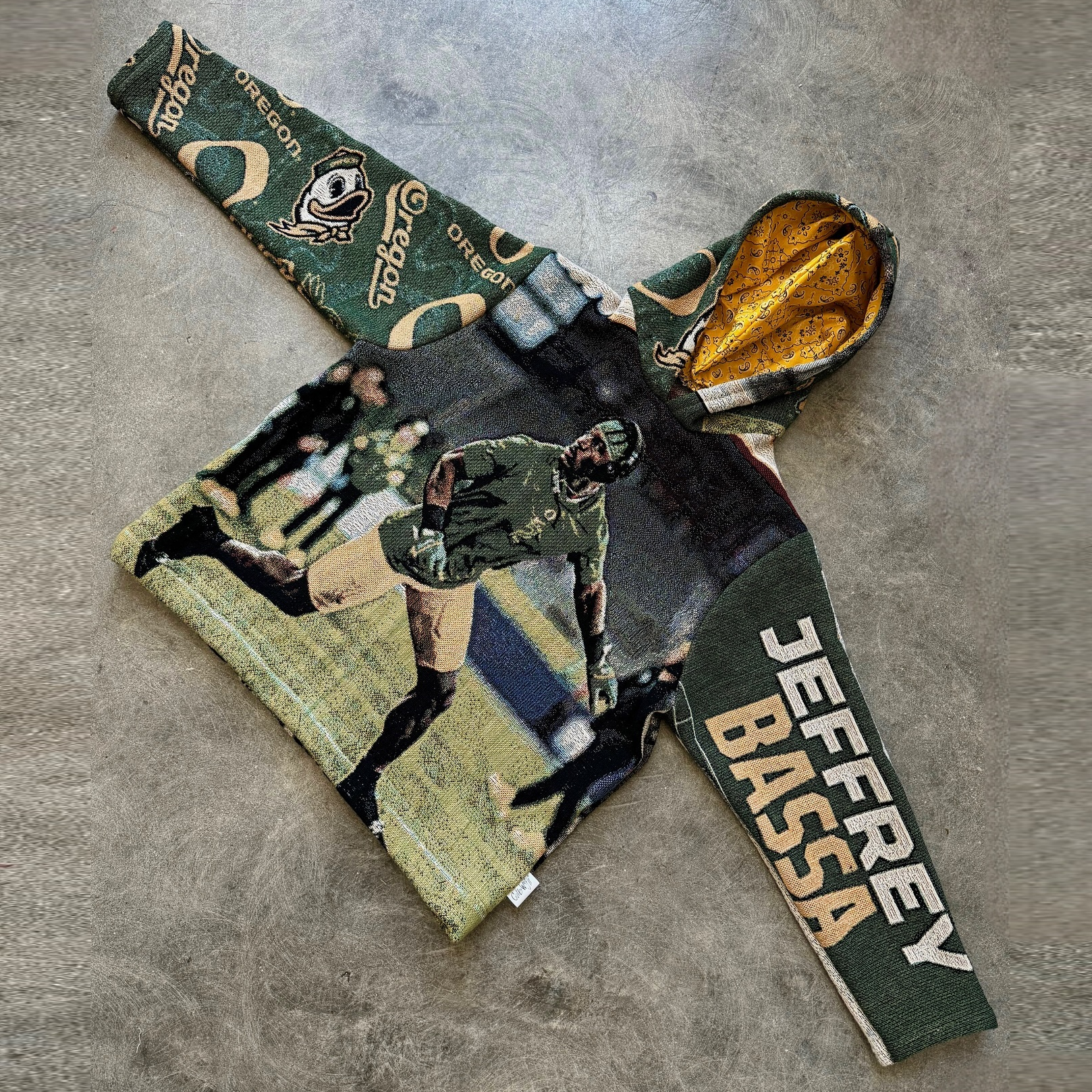 Vintage Statement Sport Tapestry Hoodie