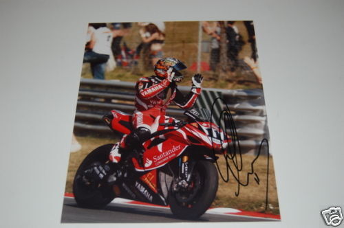 Hand Signed Troy Corser Photo Poster painting 10x8.