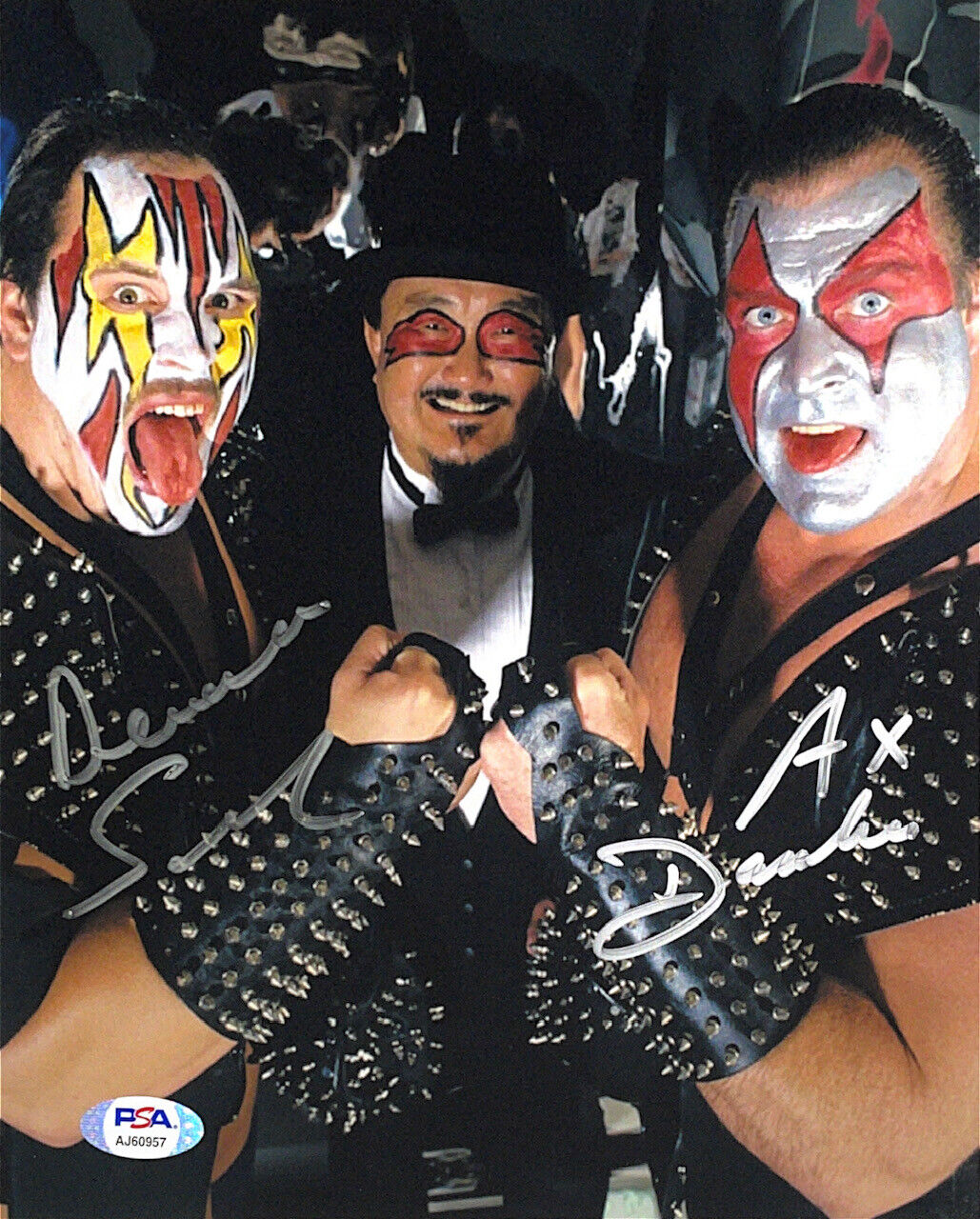 WWE DEMOLITION AX AND SMASH HAND SIGNED AUTOGRAPHED 8X10 Photo Poster painting WITH PSA COA 4