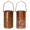 Colorful Butterfly Solar Lanterns Outdoor Waterproof Gift for Moms Women Mother Grandma Hanging Solar Lights for Yard Patio Porch Balcony Garden Decor