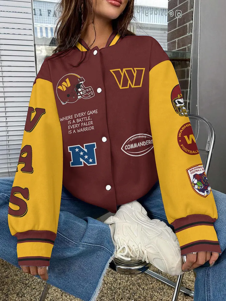 Washington Commanders  National Football League 2024 Make Your Mark Unisex Varsity Jacket