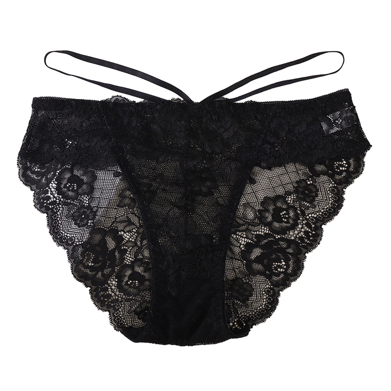 Lovingerie - Sexy Women's Signature Lace Thong Low Rise with Breathable Cotton Crotch